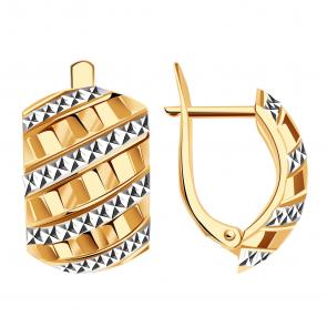 Золотые серьги МАГНАТ МА 011826 фото